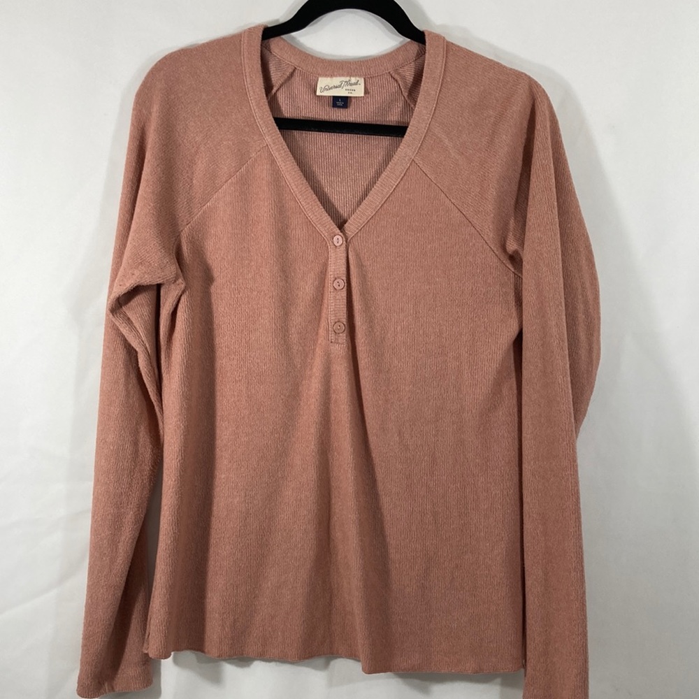 Universal Thread dusty rose pink long sleeve shirt